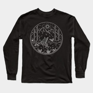 white swan Long Sleeve T-Shirt